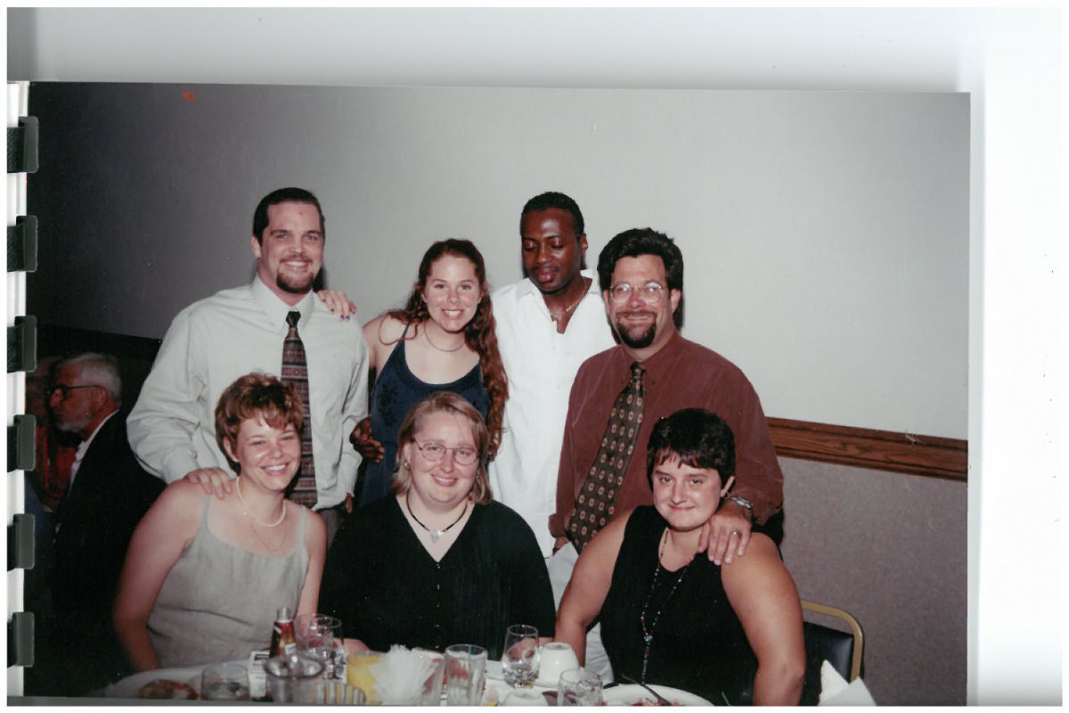 Don Kauffman, Jill, Sara Stanke, Jeannine Field, Angela (Stanke) Martin, Corydon Martin at an event.