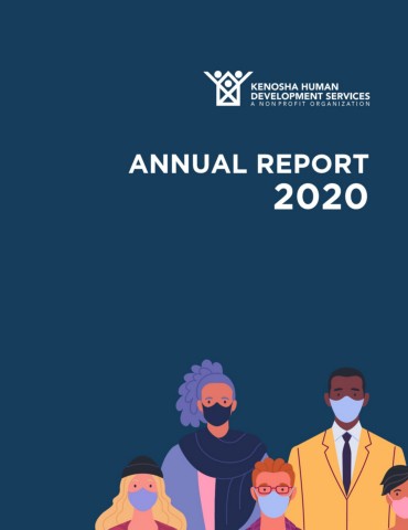 2020 annual report cover.