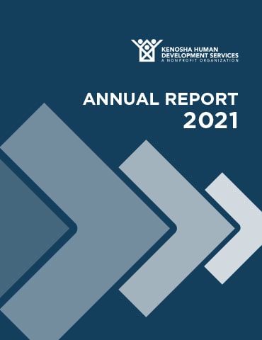 2021 annual report cover.