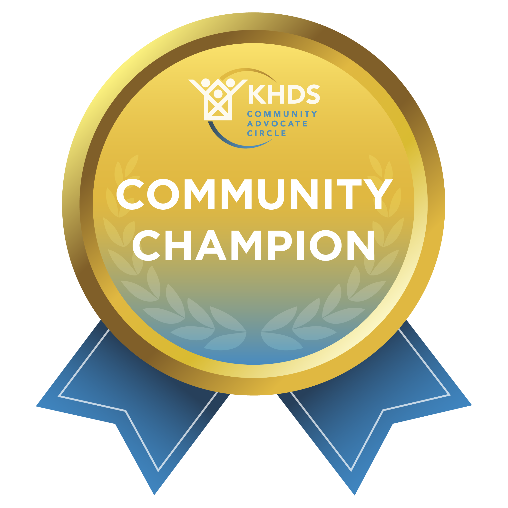 Community Champion Badge Logo