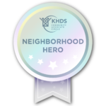 Neighborhood Hero Badge Logo