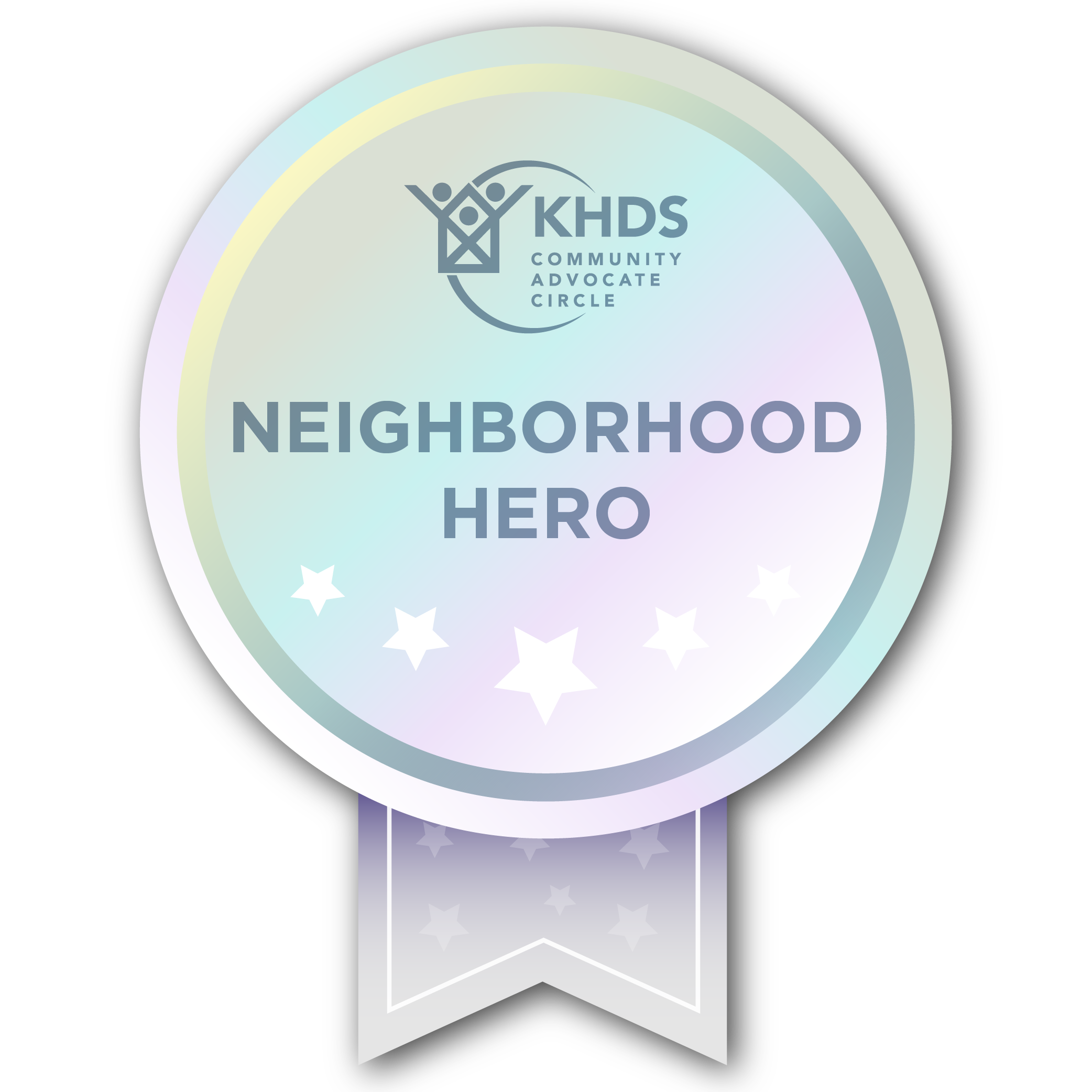 Neighborhood Hero Badge Logo